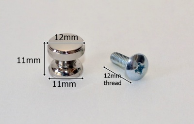 12mm Box / Drawer Knob (4-pack)